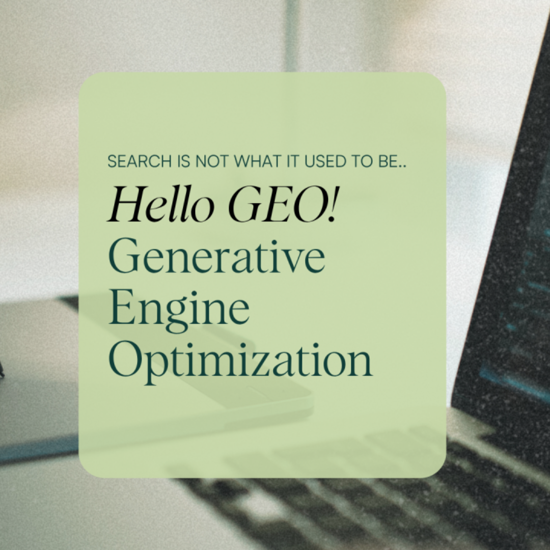 blog image with text writtem on it 'hello GEO!